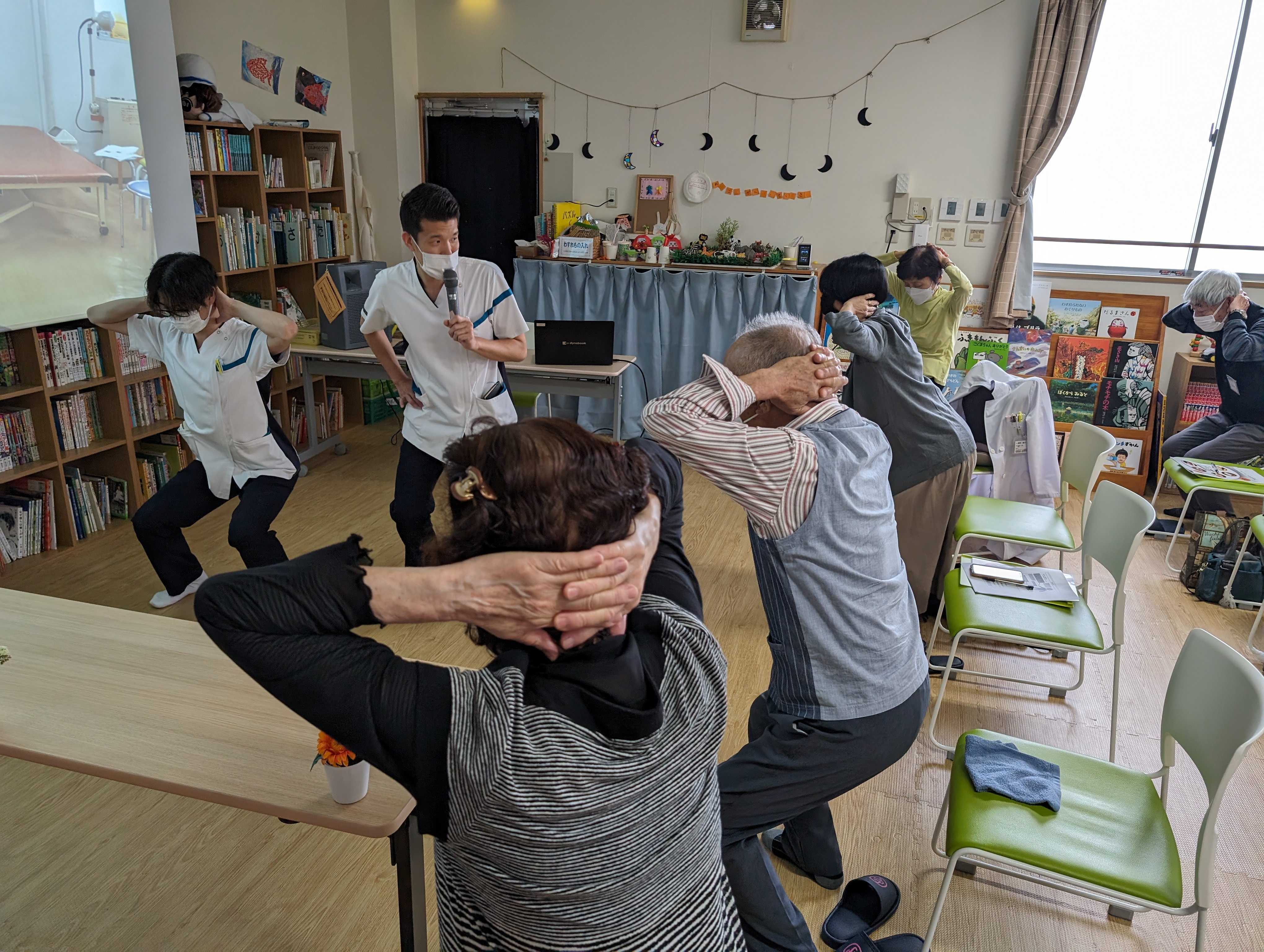 理学療法士による運動の指導